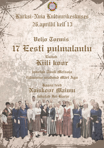 Koorikontsert, Veljo Tormis 17 Eesti pulmalaulu